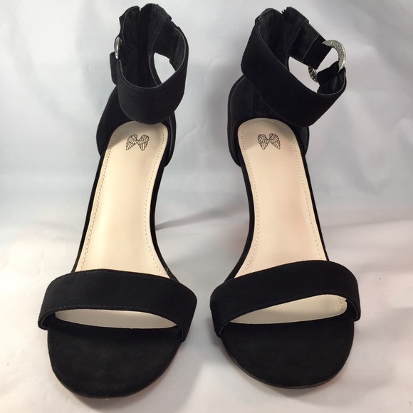 Victoria's Secret Shoes - Victoria’s Secret Black Suede High Heel Sandals
